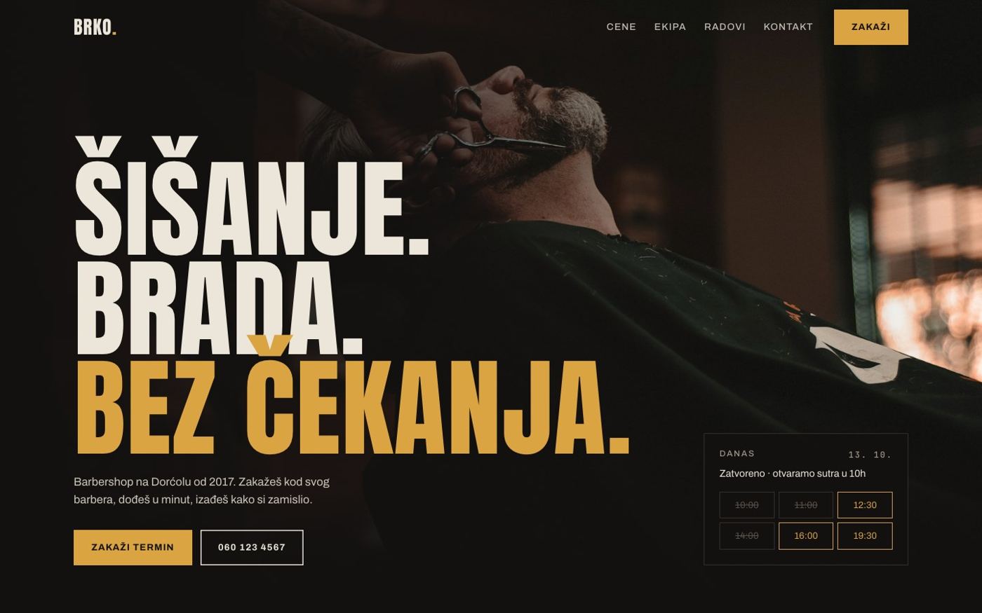 Sajt barbershopa